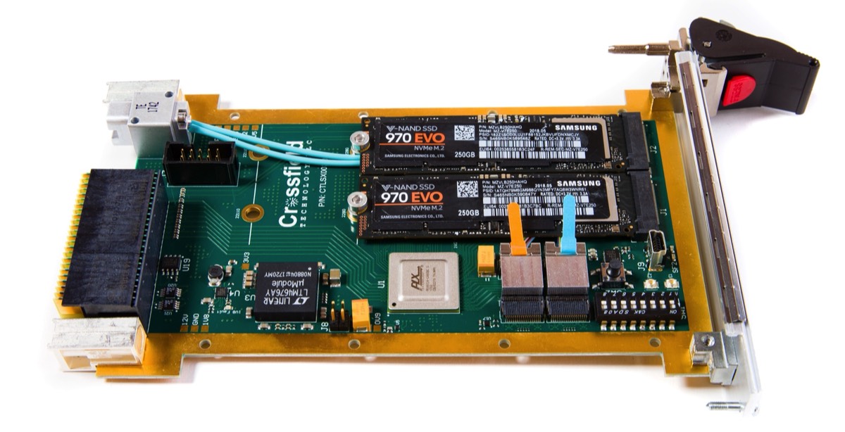 3U VPX NVMe Solid-state Storage Plug-in Card