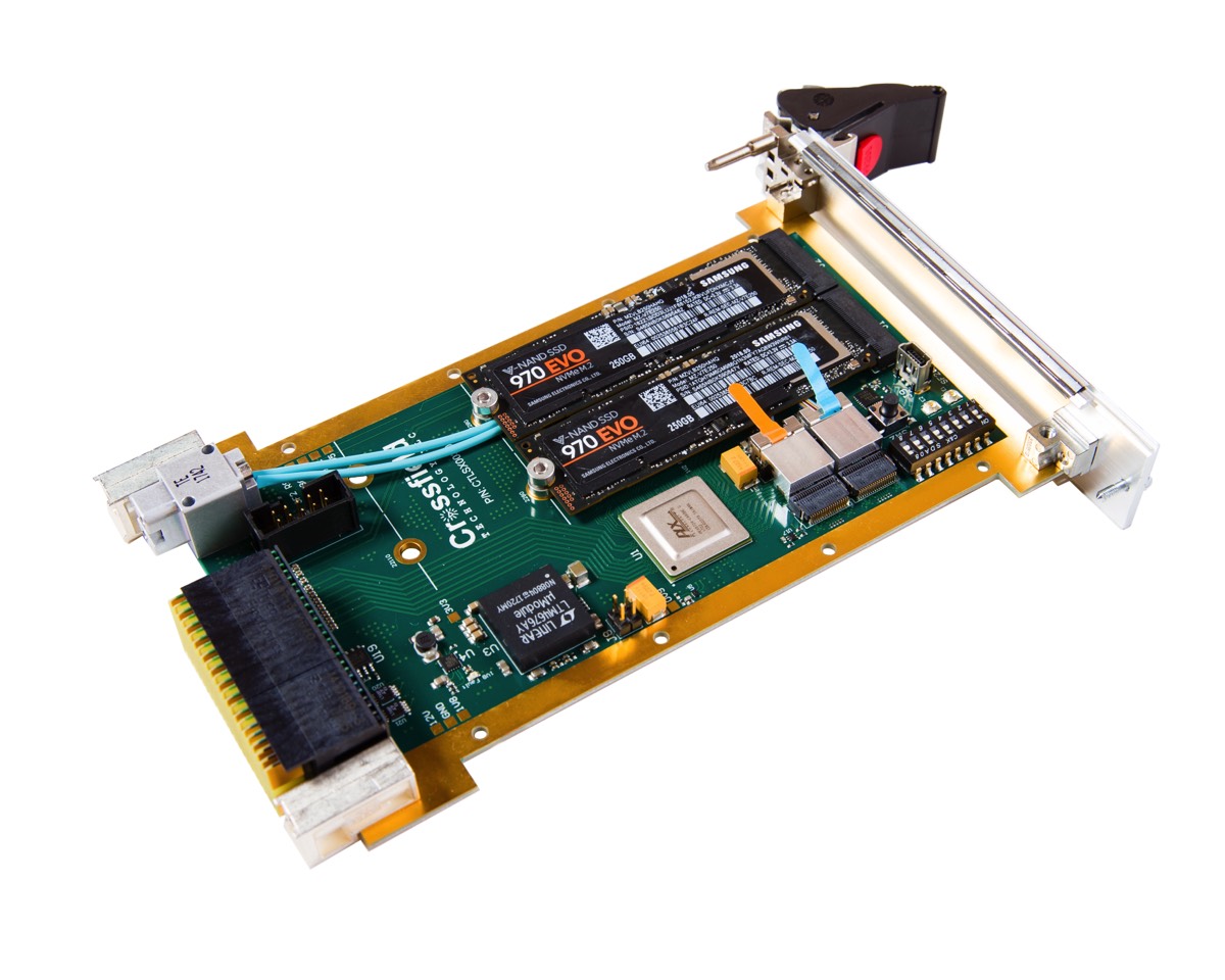 3U VPX NVMe Solid-state Storage Plug-in Card