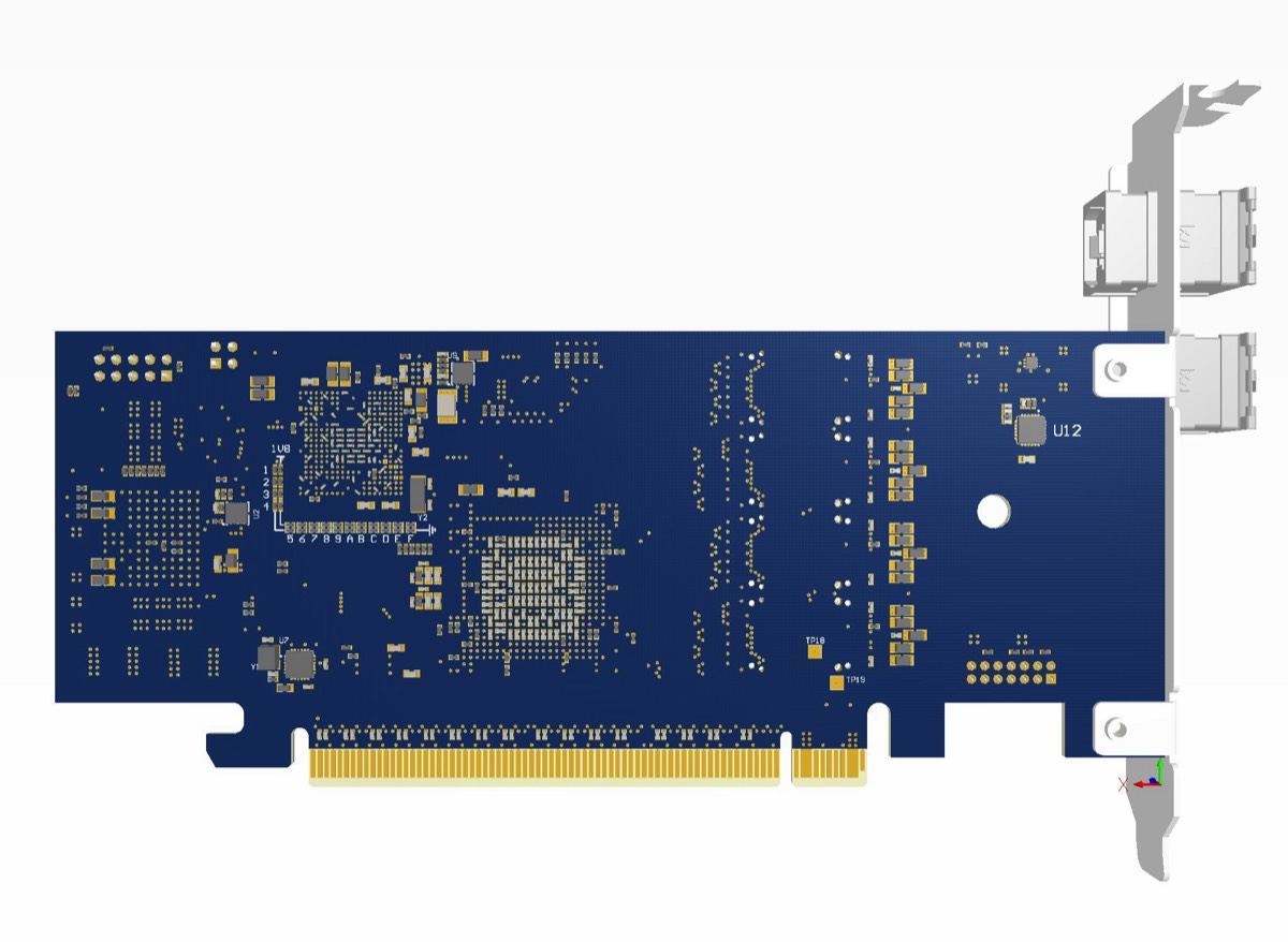 PCB 3D Rendering